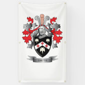 Smith Coat of Arms Spandoek (Verticaal)