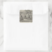 Smith, Evans residences Vierkante Sticker (Tas)