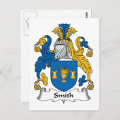 Smith Family Crest Briefkaart (Voorkant / Achterkant)