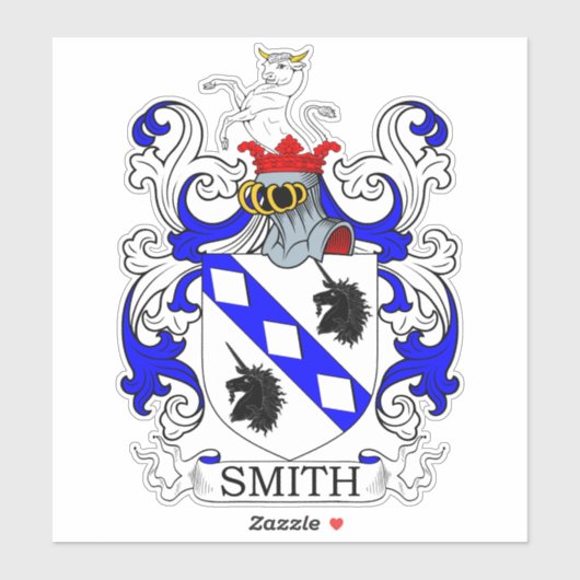 Smith Family Crest Sticker (Vel)