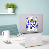 Smith Family Crest Sticker (Laptop op bureau)