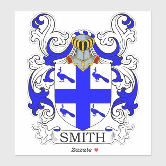 Smith Family Crest Sticker (Vel)