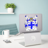 Smith Family Crest Sticker (Laptop op bureau)