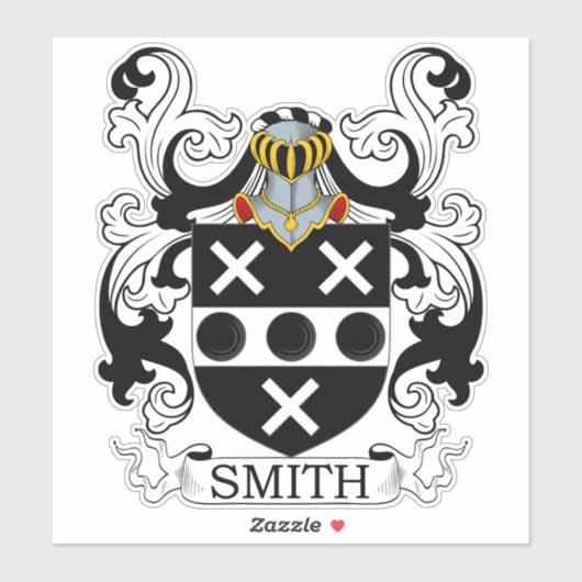Smith Family Crest Sticker (Vel)