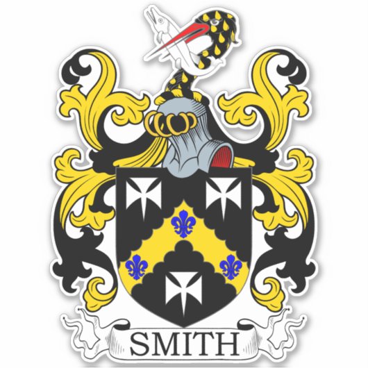 Smith Family Crest Sticker (Voorkant)