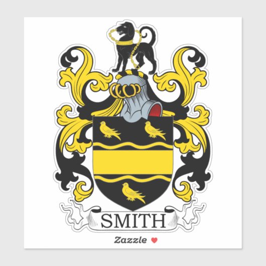 Smith Family Crest Sticker (Vel)