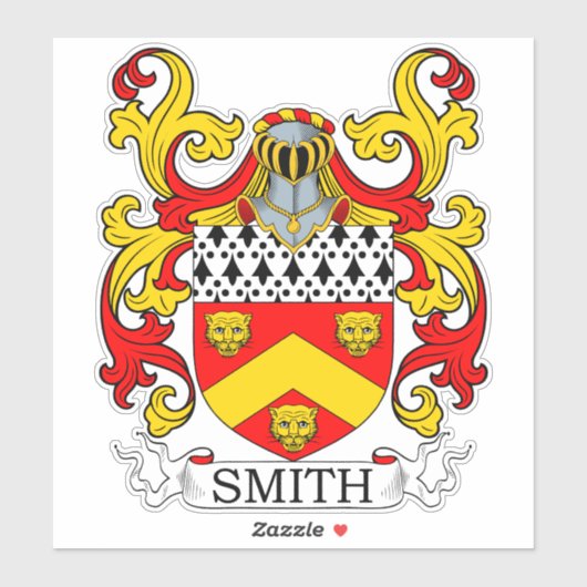 Smith Family Crest Sticker (Vel)