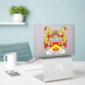 Smith Family Crest Sticker (Laptop op bureau)