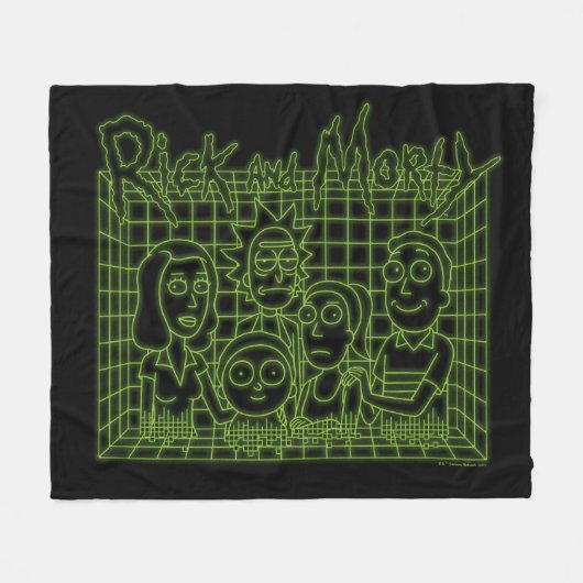 Smith Family Digital Hologram Fleece Deken (Voorkant (Horizontaal))