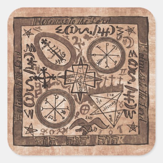 Smith Family Parchment Sticker (Voorkant)