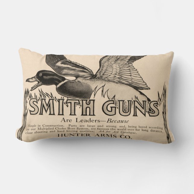  Smith Firearm Pistool Duck Home Decor Pillow Kussen (Voorkant)