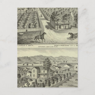 Smith, Herman residences, store Briefkaart