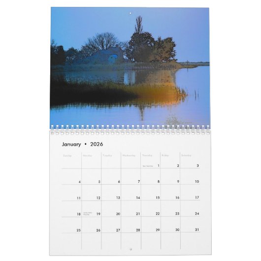 Smith Island Summer Calendar Kalender (Jan 2026)