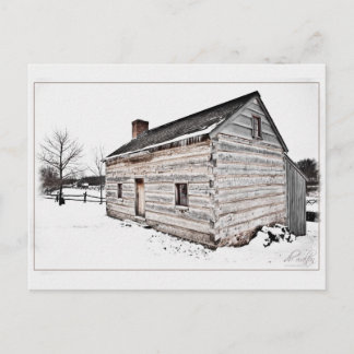 Smith Log Home, Palmyra, New York Briefkaart