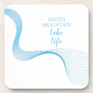 Smith Mountain Lake Leven Gesponnen mooie blauwe l Bier Onderzetter