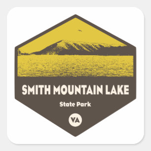 Smith Mountain Lake State Park Vierkante Sticker