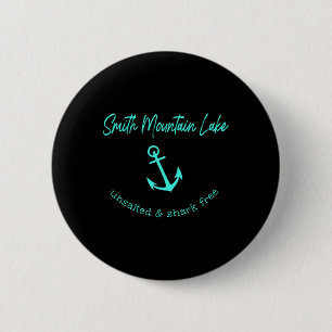 Smith Mountain Lake Va onzout haaien vrij varen Ronde Button 5,7 Cm