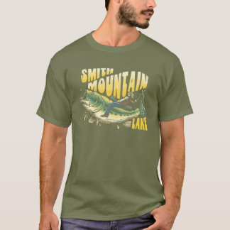 Smith Mountain Lake Virginia Striped Bass Vist T-shirt