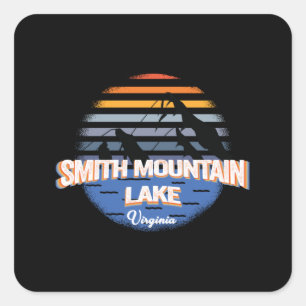 Smith Mountain Lake - Virginia - Sunset Vierkante Sticker