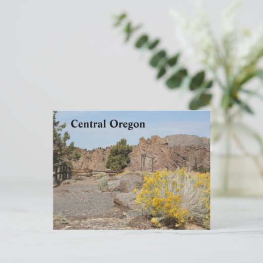 Smith Rock Herfst Briefkaart (Staand voorkant)