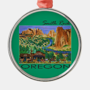 Smith Rock ~ Oregon Metalen Ornament