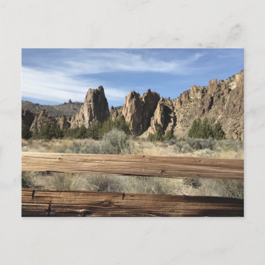 Smith Rock Park Oregon Briefkaart (Voorkant)