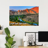 Smith Rock State Park, Oregon Poster (Thuiskantoor)