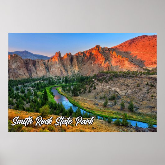 Smith Rock State Park, Oregon Poster (Voorkant)