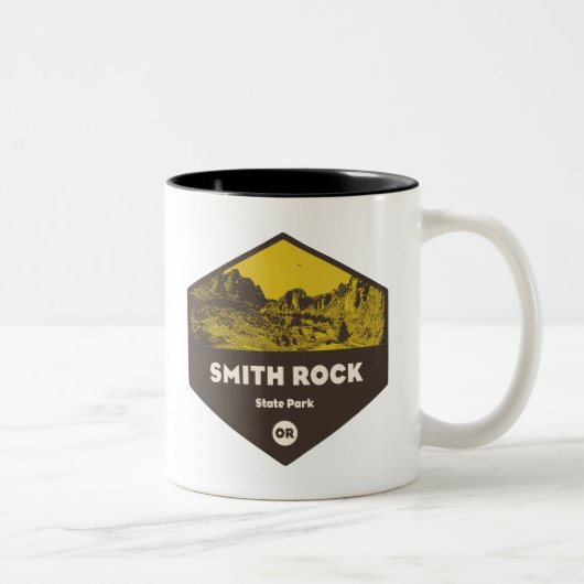 Smith Rock State Park Oregon Tweekleurige Koffiemok (Rechts)