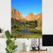 Smith Rock State Park Poster (Thuiskantoor)