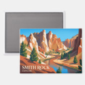 Smith Rock State Park VS Magneet (Voorkant / Achterkant)