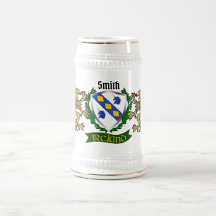 Smith/Smyth Irish Shield Beer Stein Bierpul