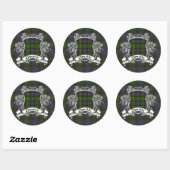 Smith Tartan Shield Ronde Sticker (Vel)