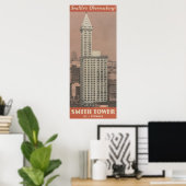 Smith Tower, Seattle's Observatory Poster (Thuiskantoor)
