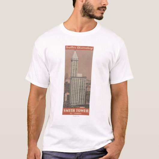 Smith Tower, Seattle's Observatory T-shirt (Voorkant)