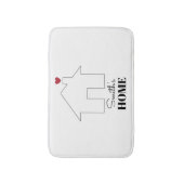 Smith's Home with Heart Badmat (Voorkant Verticaal)