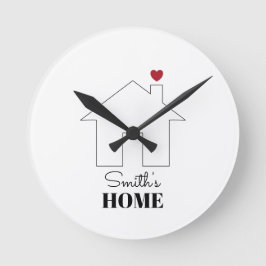 Smith's Home with Heart Ronde Klok