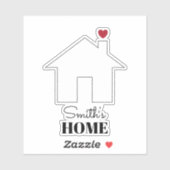 Smith's Home with Heart Sticker (Vel)
