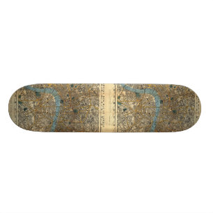 Smith's nieuwe kaart van Londen 1860 Skateboard