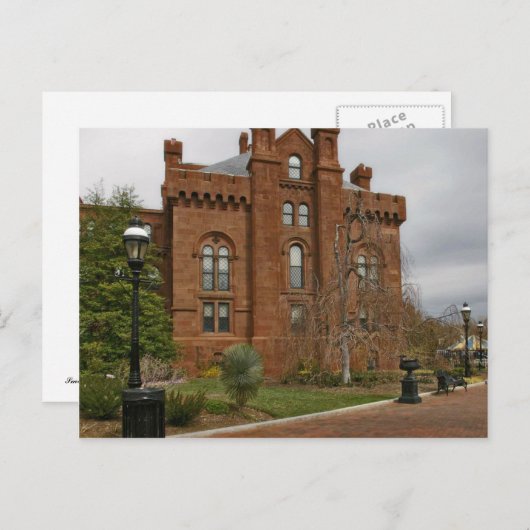 Smithsonian Castle Briefkaart (Voorkant / Achterkant)