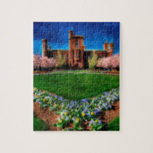 Smithsonian Castle Garden Cherry Blossom Legpuzzel