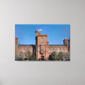 Smithsonian Castle in Washington, D.C. Canvas Afdruk (Voorkant)