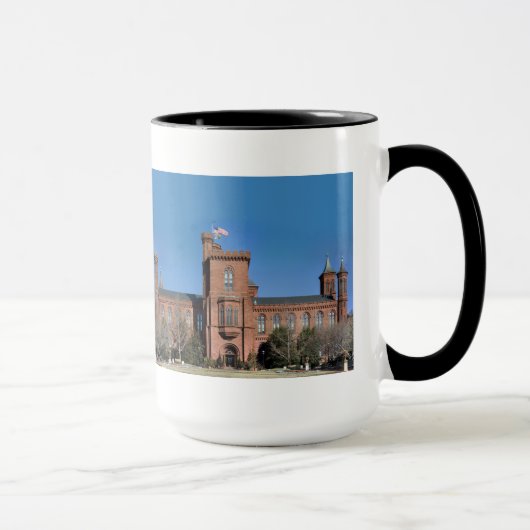 Smithsonian Castle in Washington, DC. Mok (Rechts)