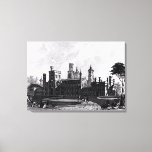 Smithsonian Institution uit het zuidwesten Canvas Afdruk