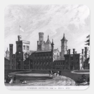 Smithsonian Institution uit het zuidwesten Vierkante Sticker