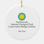 Smithsonian | Zee Lion Keramisch Ornament (Achterkant)