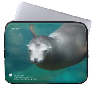 Smithsonian   Zee Lion Laptop Sleeve