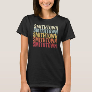 Smithtown New York Smithtown NY Retro tekst T-shirt