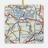 Smithville TN Keramisch Ornament (Voorkant)