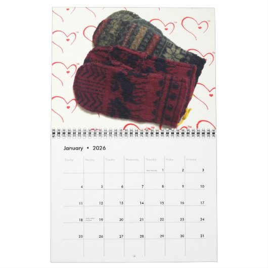 Smitten avec calendrier Mittens 2019 (Jan 2026)